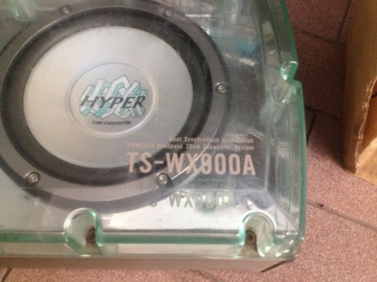 ตู้ SUB PIONEER TS WX900A 200 WATTS เก่าญี่ปุ่นเเท้สภาพดีเบสเเน่นๆ