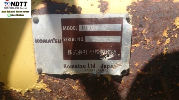 KOMATSU PC60-7 4306ชม. ปี1994 รถเก่าญี่ปุ่นไม่เคยใช้งานในไทยครับ