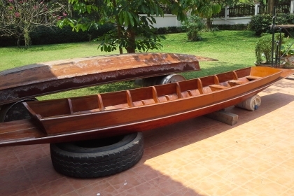 ขายเรือไม้สัก 10 ศอกสภาบพร้อมใช้