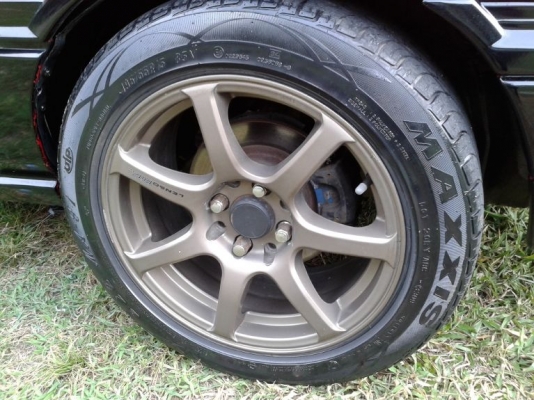 ล้อแม็ก Lenso BlitZ 15" สีน้ำตาล 4 วง พร้อมยาง