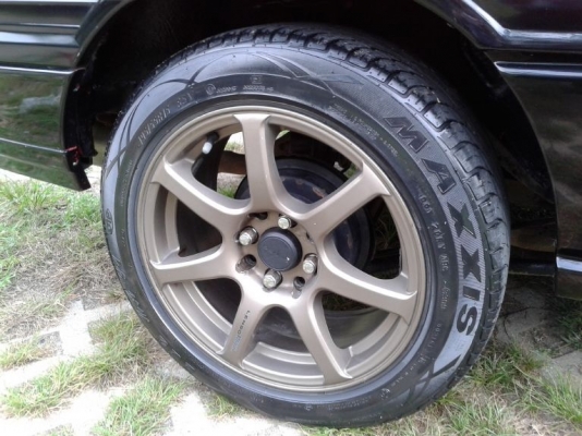 ล้อแม็ก Lenso BlitZ 15" สีน้ำตาล 4 วง พร้อมยาง