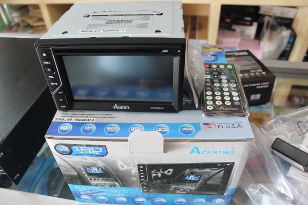 ขายเครืองเล่น2ดิน Acustika  made in usa  TV  DVD CD VCD MP3 MP4 USB  Bluetooth