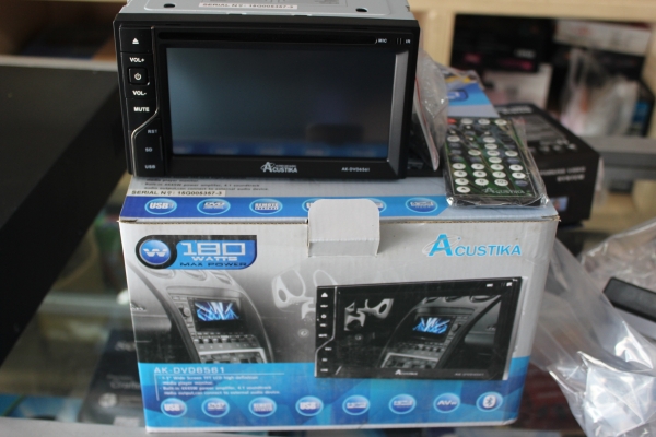 ขายเครืองเล่น2ดิน Acustika  made in usa  TV  DVD CD VCD MP3 MP4 USB  Bluetooth