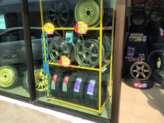 ถูกสุดๆ! ยางใหม่เก๋งขอบ15"โปรโมชั่น 4เส้น5,500บ ล๊อตผลิตล่าสุด2015 (ฟรี ใส่-ถ่วง)