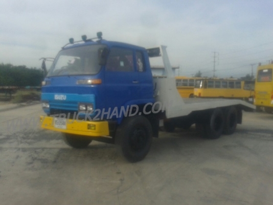 รถบรรทุก 10 ล้อพื้นเรียบท้ายลาด ISUZU รุ่น JCM เครื่อง 6 สูบ