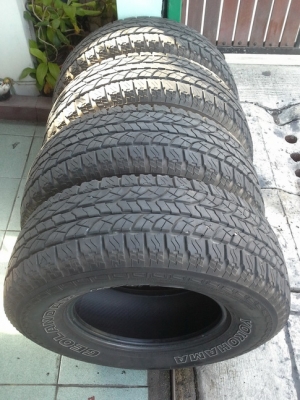 Yokohama AT 265/70/16 ปี13  สภาพสวยๆ 1ชุด