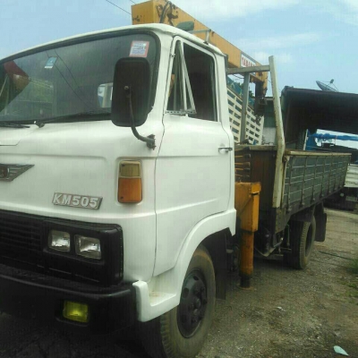 หกล้อ HINO 117เครน 3 ตัด สภาพพร้อมใชั้ ช่วงยาว 5ม ทะเบียนพร้อม