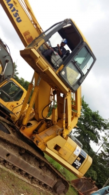 ขายรถแบคโฮPC200-7LCรถติดรายคีบมีเล่มมีบุงกีด้วยหัวเกงยกได้