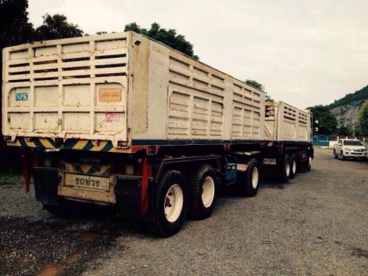 ขายรถพ่วง Isuzu 360 แรง ปี 54 ดัมพ์สามมิตร ลูก 3 เพลาแท้ ทะเบียนพร้อม