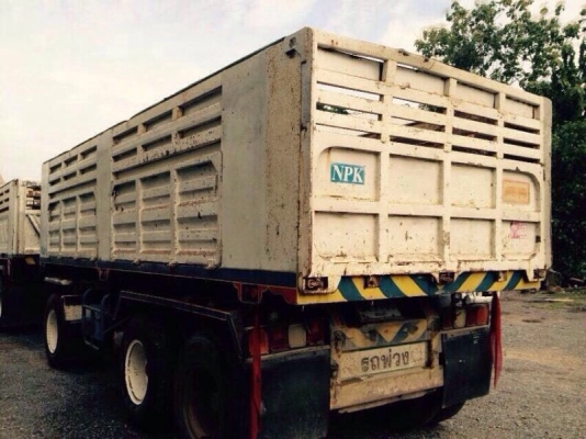 ขายรถพ่วง Isuzu 360 แรง ปี 54 ดัมพ์สามมิตร ลูก 3 เพลาแท้ ทะเบียนพร้อม