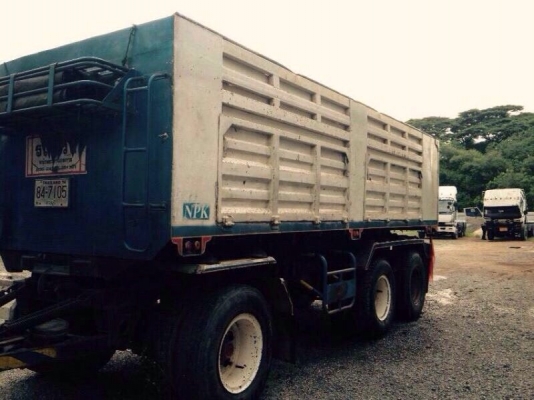 ขายรถพ่วง Isuzu 360 แรง ปี 54 ดัมพ์สามมิตร ลูก 3 เพลาแท้ ทะเบียนพร้อม