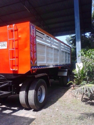 ขายรถพ่วง Isuzu euro2 เครื่องเดิม 270 ปี 47 แรง ลูก 2 เพลา ดัมพ์แม่ลูก ทะเบียนพร้อม