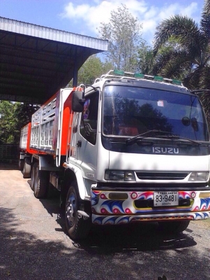 ขายรถพ่วง Isuzu euro2 เครื่องเดิม 270 ปี 47 แรง ลูก 2 เพลา ดัมพ์แม่ลูก ทะเบียนพร้อม