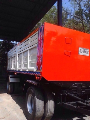 ขายรถพ่วง Isuzu euro2 เครื่องเดิม 270 ปี 47 แรง ลูก 2 เพลา ดัมพ์แม่ลูก ทะเบียนพร้อม