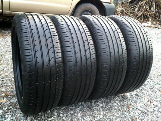 ขายยาง Continental 205/50R17 ยางสัปดาห์ที่19ปี14 ดอกยางเต็มหนาสดนิ่มลึกเท่ากันไม่มีปะสวยๆ จำนวน 1 ชุด