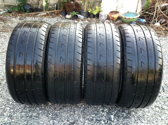 ขายยาง 225/50R17 บริดสโตน อีโคเปีย ยางสัปดาห์ที่42ปี14 ดอกยางหนาลึกสดเท่ากันไม่มีปะสวยๆ จำนวน 1 ชุด