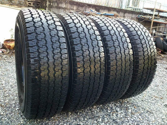 ขายยาง 31&times;10.50R15 บริดสโตน H/T ยางสัปดาห์ที่23ปี13 ดอกยางหนาเต็มสดเท่ากันไม่กินข้างสวยๆ จำนวน 1 ชุด