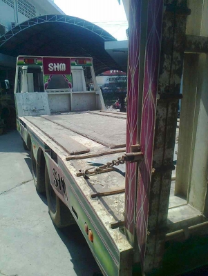 เทเลอร์รถเกี่ยวMITSU 517เครื่อง6D16เพลาเดียว มีโสล