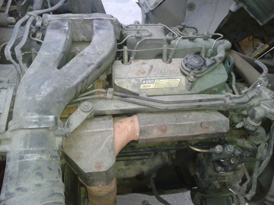 ขายเครื่อง HINO K13D ไม่โบ ไม่อินเตอร์ ยังอยู่บนรถมาลองได้