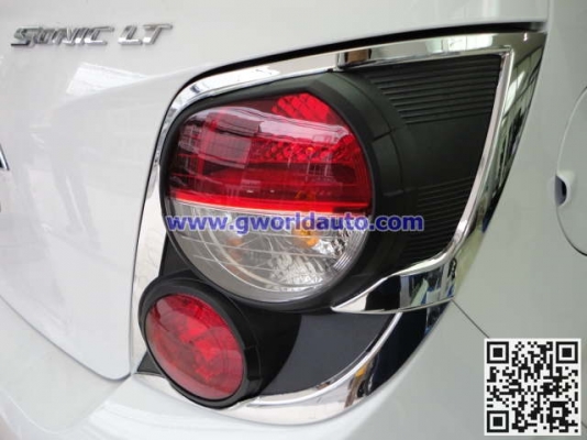 ขาย ครอบไฟท้าย แต่งเชฟ sonic ราคาถูก พิเศษ สุด สุด