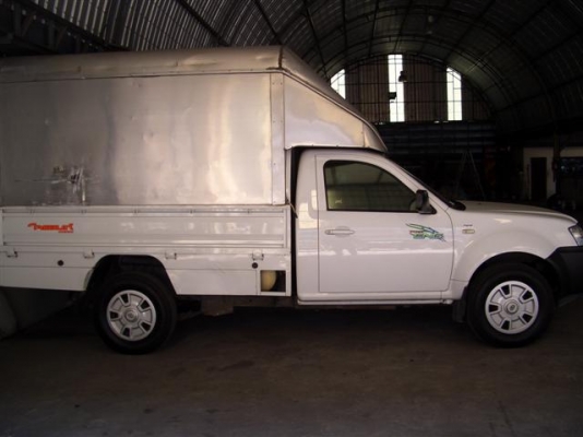 กระบะช่วงยาวTATA ไจแอนท์ 2.2พาวเวอร์CNGโรงงานปี2010 หลังคาสูง180ซม