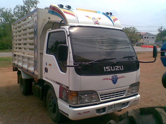 ขายอีซูซุ NKR120แรง ดั๊มเกษตร ช่วงกะบะยาว 3.20 เมตร ทะเบียน พร้อมโอน