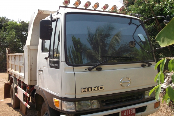 HINO สมอทอง  JO8C  แอร์ ทิฟฟี่ เพาเวอร์ Fหน้าหลัง