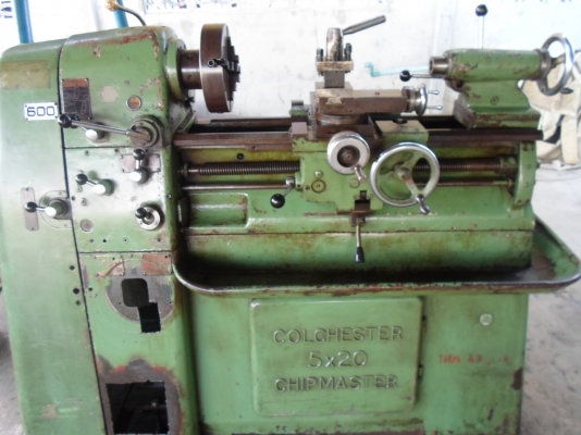 เครื่่องกลึงอังกฤษ 3.5 ฟุต 2 เพลา เกียร์บล็อก 40,000