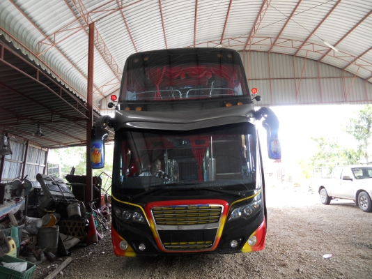 รถบัสแอร์สภาพสวยมาก เครื่องHIno 450HP  48 ที่นั่ง เบรคแห้งเขาควาย สองชั้น มีห้องด้านล่าง