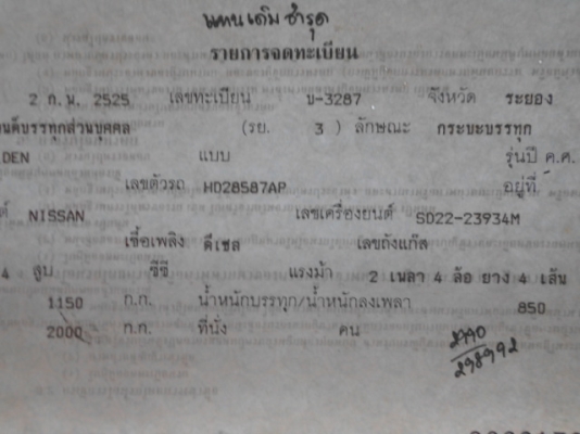 ขายโฮเด้น กระบะแท้ๆ ทะเบียนพร้อม