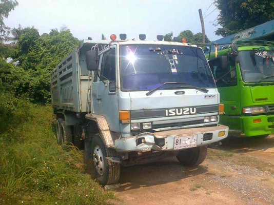 อีซูซุร๊อกกี้ 10 ล้อ 2 เพลาดั้ม FXZ 240 แรงม้า (นางฟ้าแท้ปี 42 ) พร้อมใช้