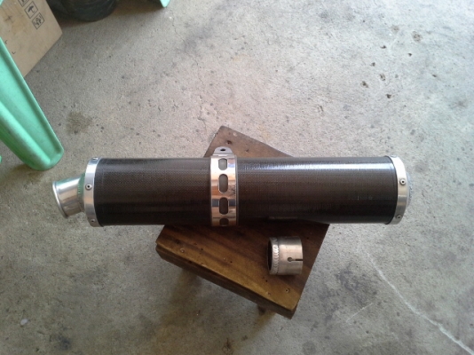 ปลายท่อคาร์บอน ใส่ bigbike