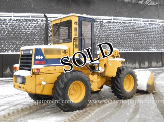 รถตัก WA100-1 รถนอก ขายถูก บจก.สหสินอีควิปเม้นท์ โทร.081-5851880, 02-5168100-1