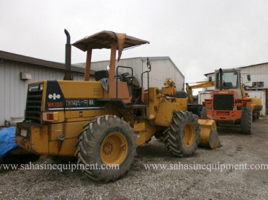 รถตัก WA100-1 S/N 10XXX รถนอก ขายถูก บจก.สหสินอีควิปเม้นท์ โทร.081-5851880, 02-5168100-1