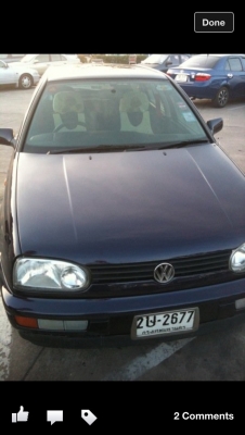 volk รุ่น golf dobble airbage 5ประตูเครื่อง1.8สีม่วงเกียร์ออโต้ติด tv