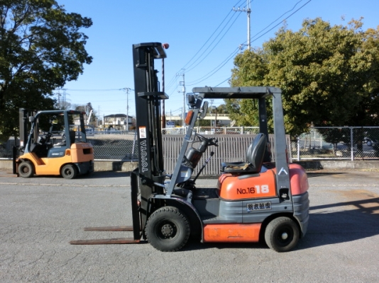 ขายรถยกขนาด 1.8 ตัน ยี่ห้อ TOYOTA เสาสูง 6 ม.