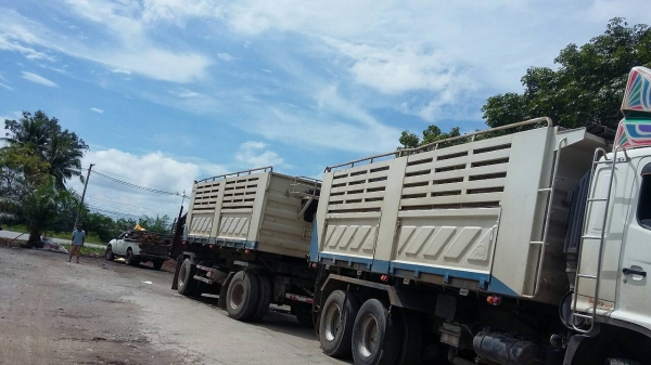 ขายหางพ่วงดัมพ์สามมิตร 2 เพลาปี 2554 ราคา 400000