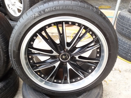 ขายล้อ Kranze Sportขอบ17 4รู100 7.5 ET42  พร้อมยาง 4 ล้อ