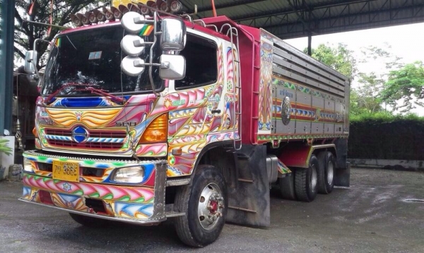 ขายรถพ่วง HINO344 S500ปี54 กะบะเนียมดั้ม ใช้แล้วรวย