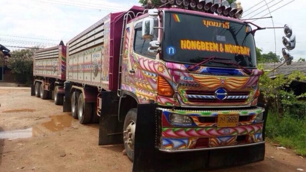 ขายรถพ่วง HINO344 S500ปี54 กะบะเนียมดั้ม ใช้แล้วรวย