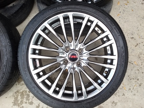 ขายล้อแม็ก TOYOTA VIOS TRD ขอบ17พร้อมยาง  4 ล้อ