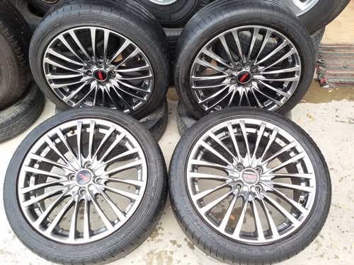 ขายล้อแม็ก TOYOTA VIOS TRD ขอบ17พร้อมยาง  4 ล้อ