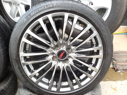 ขายล้อแม็ก TOYOTA VIOS TRD ขอบ17พร้อมยาง  4 ล้อ