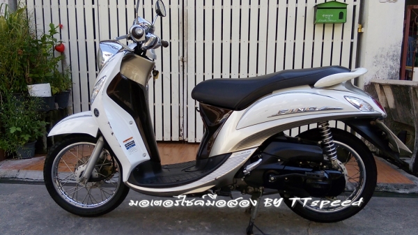 New Fino Fi หัวฉีดไมล์ 8500 โล รถบ้านซื้อสดปี 56