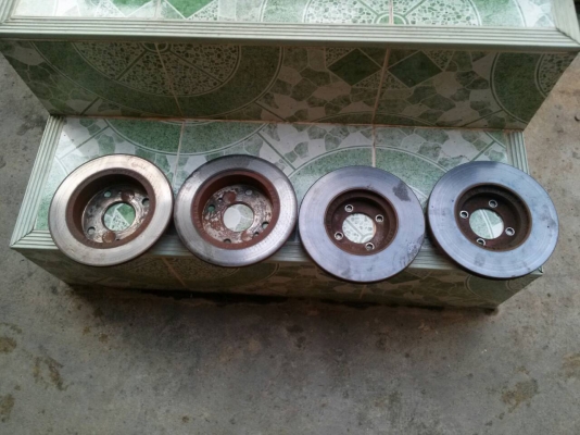 จานเบรค หน้าหลัง ae86