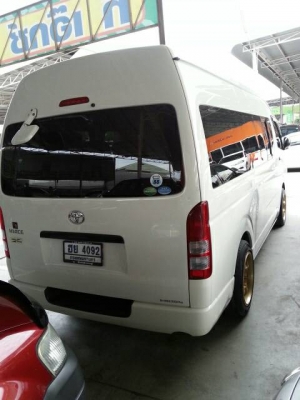 รถตู้แต่งวีไอพีสภาพดีไมล์8หมื่นโล ถามไฟแนนซ์จัดได้เต็มฟรีดาวน์