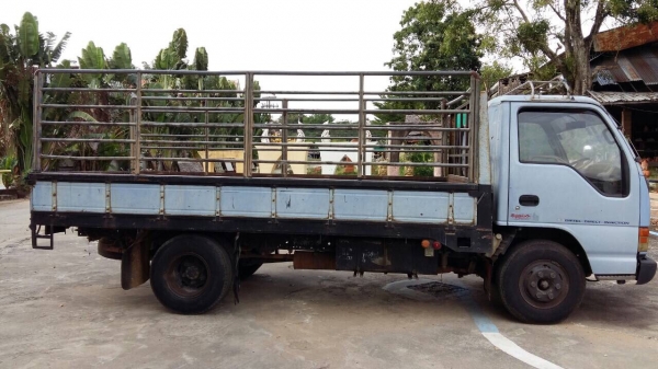 รถฝากขาย NPR หัวการ์ตูนรถเดิมๆ ปี 42 กระบะคาร์โก้คอกสูง