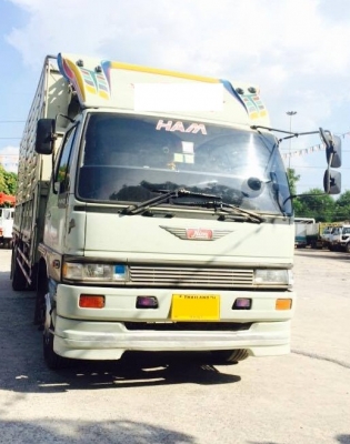็็HINO ไฮเทค  195  กระบะคอกสูง