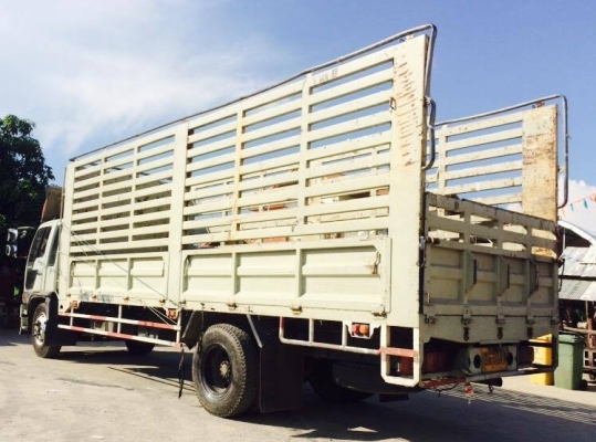 ็็HINO ไฮเทค  195  กระบะคอกสูง