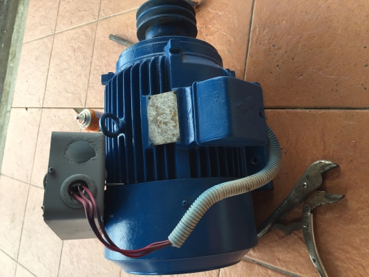 มอเตอร์mitsubishi 7.5 แรงไฟสามเฟส 380v พร้อมกล่องแมกเนติก